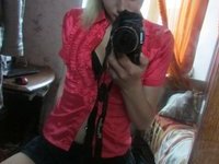Russian amateur blonde girl