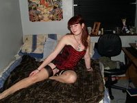Redhead amateur wife exposed