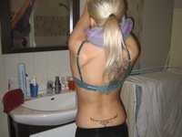 Cute young amateur blonde GF