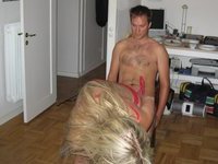Hot stripper blonde at party