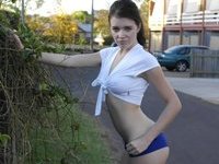 Cute amateur wife nude outdoors