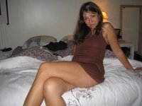 Young girl showing her pussy