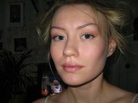 Russian amateur blonde wife Olga