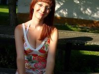 Redhead amateur wife share private pics
