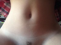 Young amateur wife showing her tits