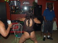 Stripper ebony slut at party