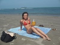 Amateur couple at vacation