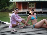 Two amateur GFs at vacation