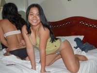 Three thai sluts at my villa