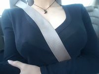 Amateur wife showing her big tits