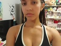 Busty latina teen GF self pics collection