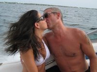 Amateur couple at vacation