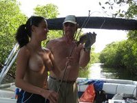 Amateur couple at vacation