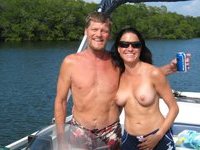 Amateur couple at vacation