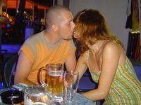 Amateur couple at vacation