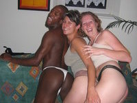 Interracial swingers orgy