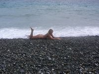 Blonde amateur wife posing naked