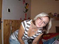 Ukrainian amateur blond wife sexlife
