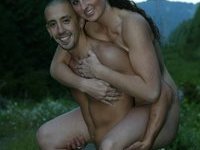 amateur couple naked outdoors