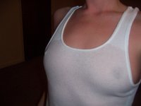Blonde wife with small tits