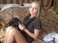 Naughty Ukrainian amateur blonde babe