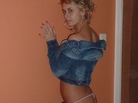 Young sweet amateur blonde babe
