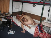 Ukrainian group sex at hostel