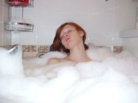 Redhead amateur wife naked at home