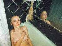 Retro photo of Russian girls