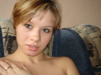 Young amateur blonde GF Irina