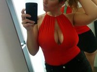 Busty babe selfie collection