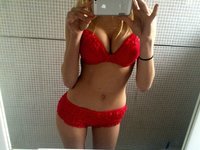 Selfie from amateur blonde babe
