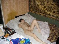 Ukrainian amateur girl naked on bed