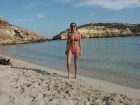 Real amateur wife at vacations