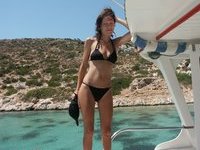 Real amateur wife at vacations