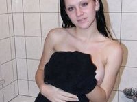 Beautiful young brunette girl pics collection
