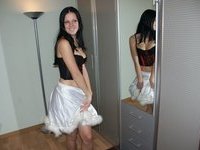 Beautiful young brunette girl pics collection pt4
