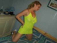 Blond amateur MILF homemade porn