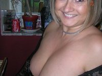 Wife with big natural boobs