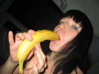 Banana and her sweet wet pussy
