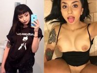 Beautiful tattooed slut hot blowjob pics