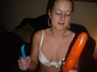 Huge toys, blowjob and piss in her mouth