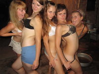 sexy teens at hen party