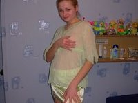 Russian amateur blonde wife