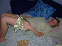 Russian amateur blonde wife