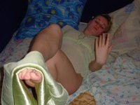 Russian amateur blonde wife