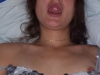 blowjob and sperm on her tits