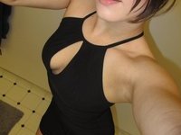 Nice girlfriend with hot boobs