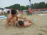 young boobs at beach