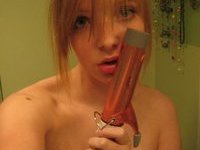 Beautiful teen girl naked selfshots